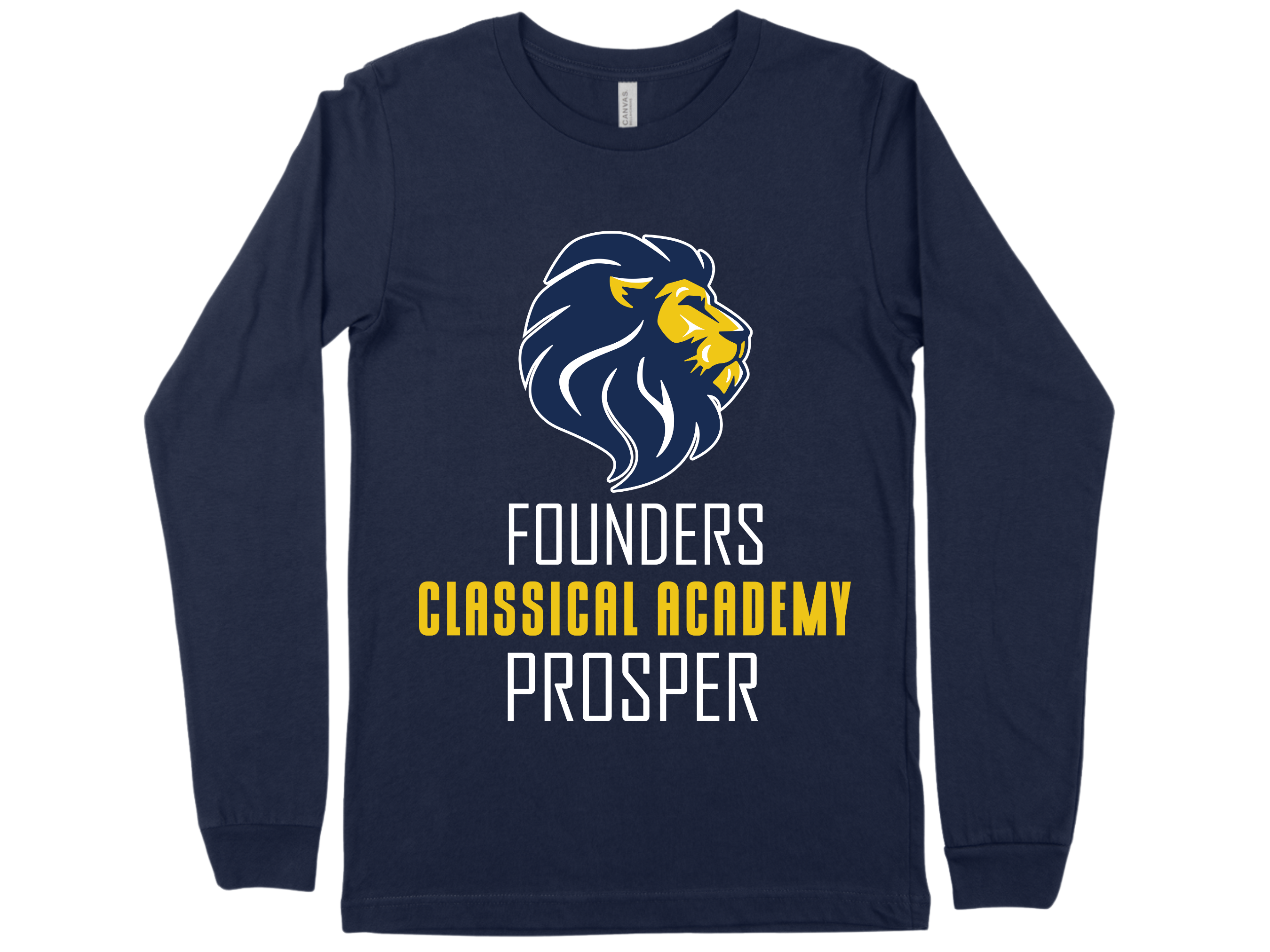 Founders Classical Academy Prosper- Navy Long Sleeve  Main Image